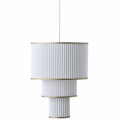 Plivello pendel S-M-L, vit/guld