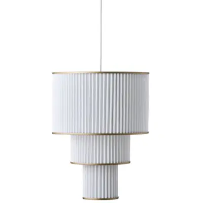 Plivello pendel S-M-L, vit/guld