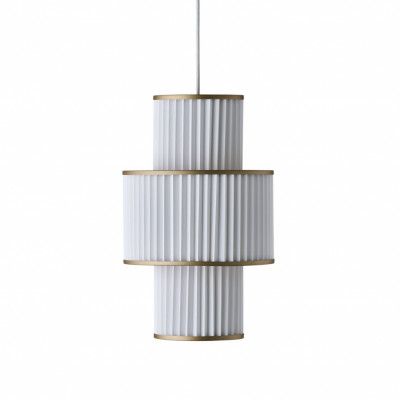 Plivello pendel S-M-S, vit/guld