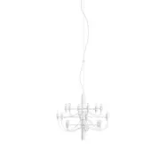 Sarfatti 2097/18 takkrona inkl. ljuskällor, Vit 69cm