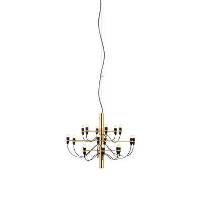 Sarfatti 2097/18 takkrona LED inkl. ljuskällor, Mässing 69cm