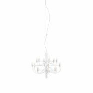 Sarfatti 2097/18 takkrona LED inkl. ljuskällor, Vit 69cm