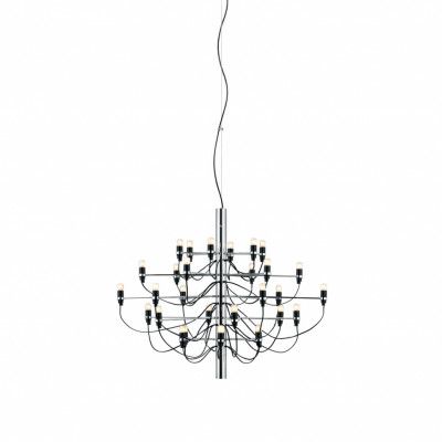 Sarfatti 2097/30 takkrona LED inkl. ljuskällor, Krom 88cm