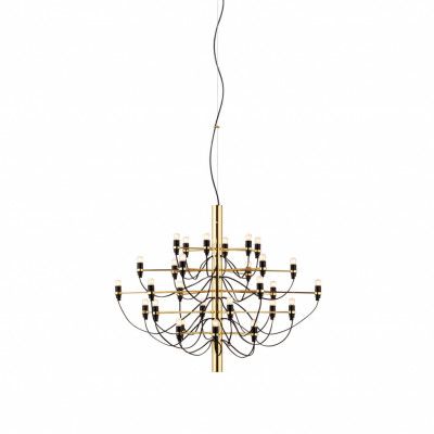 Sarfatti 2097/30 takkrona LED inkl. ljuskällor, Mässing 88cm