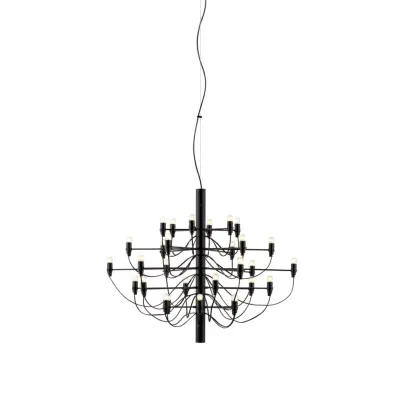 Sarfatti 2097/30 takkrona LED inkl. ljuskällor, Mattsvart 88cm