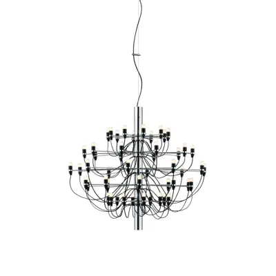 Sarfatti 2097/50 takkrona, krom 100cm