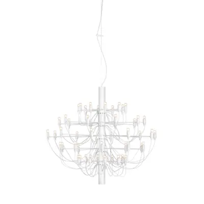 Sarfatti 2097/50 takkrona LED inkl. ljuskällor, Vit 100cm