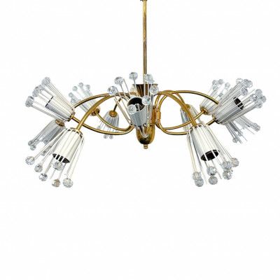 Sputnik  takkrona 12-arm, vit