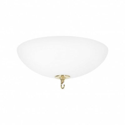 Stävie plafond, blankpolerad mässing/opal 38cm