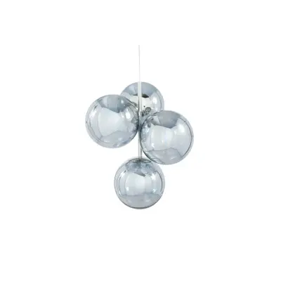 Tom Dixon - Globe Ljuskrona Mini Silver