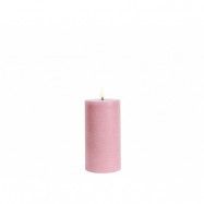 Uyuni - Blockljus LED 7,8x15,2 cm Rustic Dusty Rose Lighting