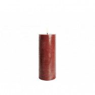 Uyuni - Blockljus LED 7,8x20,3 cm Rustic Carmine Red Lighting