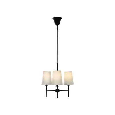 Verbier Takkrona 3-Arm, Svart/Vit