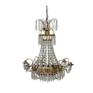 Vintage by Bright 1-2-3 Kristallkrona Majestätisk Grace 55 cm
