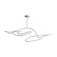 101 Copenhagen Ghost Chandelier big taklampa Chrome