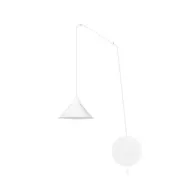 ABRAMO 1 Taklampa, Vit