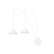 ABRAMO 2 Taklampa, Vit