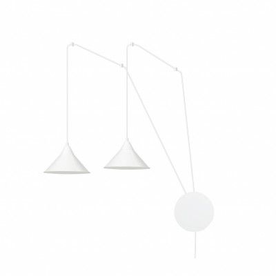 ABRAMO 2 Taklampa, Vit