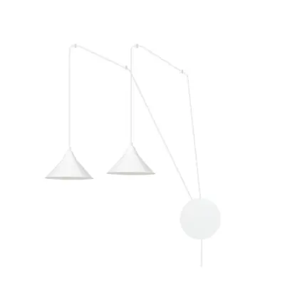 ABRAMO 2 Taklampa, Vit