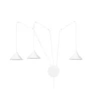 ABRAMO 3 Taklampa, Vit