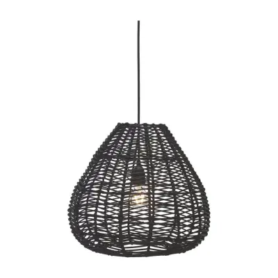 Adelle Taklampa, Svart 43cm