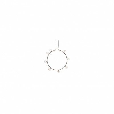 Air 50 taklampa, nickel/klar