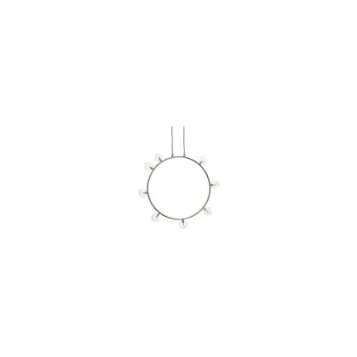 Air 50 taklampa, nickel/klar