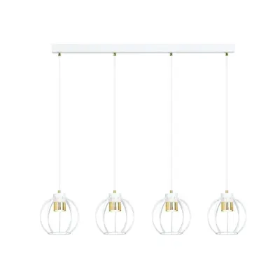 AJAX 4 Taklampa, Svart/Guld