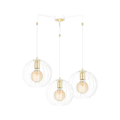 ALBIO 3 Taklampa, Vit