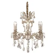 Allington Taklampa 6-arm, antiksilver 86cm