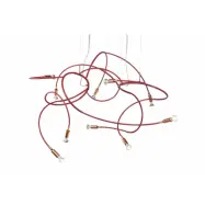 AndromedaTaklampa Röd RAL 3001 struktur