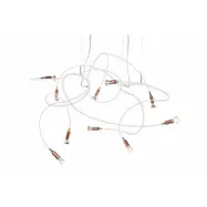 AndromedaTaklampa Vit RAL 9016 struktur