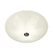 Aneta PALMBLAD plafond vit/stål 42cm