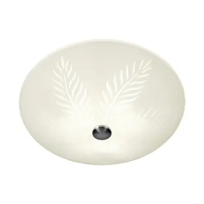 Aneta PALMBLAD plafond vit/stål 42cm