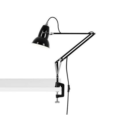 Anglepoise - Original 1227 Skrivbordslampa med fäste Jet Black