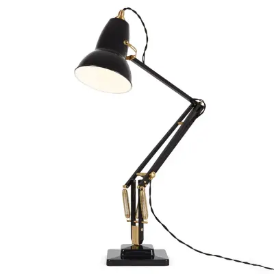 Anglepoise - Original 1227 Brass Skrivbordslampa Jet Black