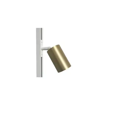 ANTIDARK - Designline Tube spot PRO Vit/Mässing