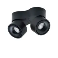 ANTIDARK - Easy Double W2100 LED Plafond 1800-2700K DTW Black
