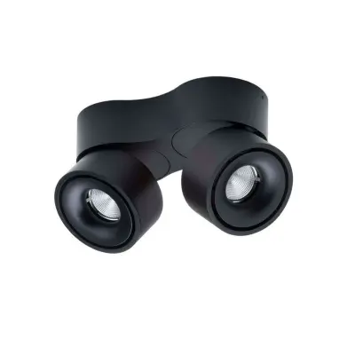 ANTIDARK - Easy Double W2100 LED-taklampa, 2700K, svart