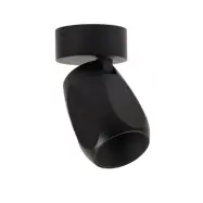 ANTIDARK - Facet W70 LED-taklampa, svart, metall, Ø 7 cm –