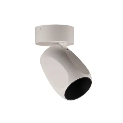 ANTIDARK - Facet W70 LED-taklampa, vit, metall, Ø 7 cm