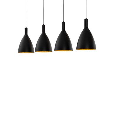 Arcchio - Arthuria 5 Taklampa Black/Gold