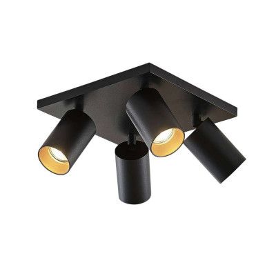 Arcchio - Brinja 4 Plafond Black/Gold
