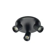Arcchio - Iavo 3 Round Plafond Black