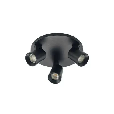 Arcchio - Iavo 3 Round Plafond Black