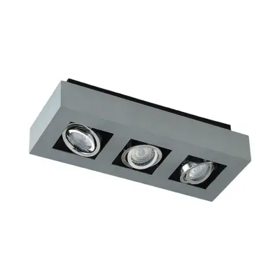 Arcchio - Vince 3 Plafond Silvergrey