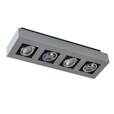 Arcchio - Vince 4 Plafond Silvergrey