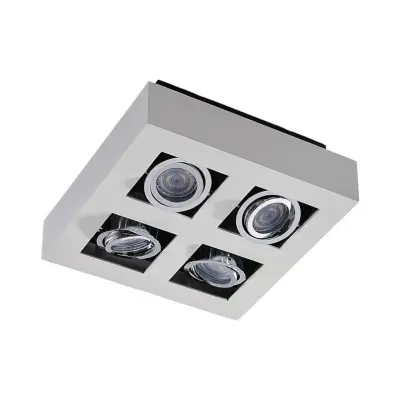 Arcchio - Vince 4 Plafond Square Vit