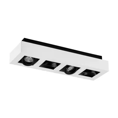 Arcchio - Vince 4 Plafond Vit/Svart