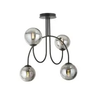 ARCHI 4A Taklampa, Svart/Grafit